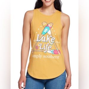 Simply Southern NWT Women's Lake Life Tank Top